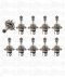 Pack 10 Ampolletas H4 12V 60/50W STP 