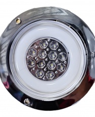 FOCO BRAZUCA 4" 12-24V 12 LED BLANCO