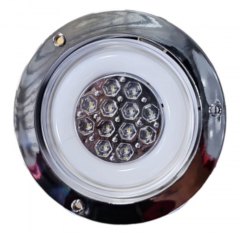 FOCO BRAZUCA 4" 12-24V 12 LED BLANCO