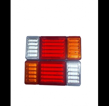 PACK 2 FOCO TRASERO CON LUPA BL/RJ/AM 24V