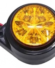 FOCO LATERAL 2" BASE OVALADA AMBAR 12-24V 9LED