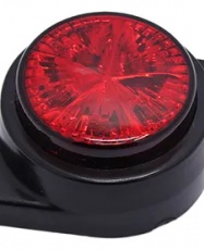 FOCO LATERAL 2" BASE OVALADA ROJO 12-24V 9 LED