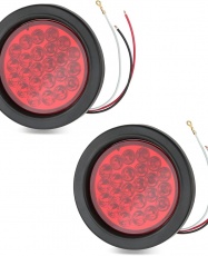 FOCO 4" 16 LED BIVOLT ROJO