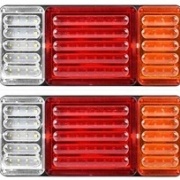 PACK 2 FOCO TRASERO CON LUPA BL/RJ/AM 24V