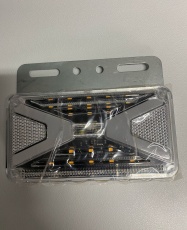 FOCO LATERAL OVALADO TIPO X 12-24V 28 LED BLANCO