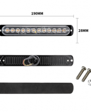 DESTELLANTE 12 LED AMBAR BIVOLT