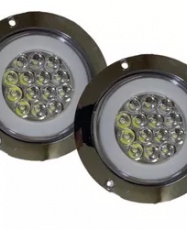 FOCO 4" GOMA TIPO HALO BIVOLT BLANCO