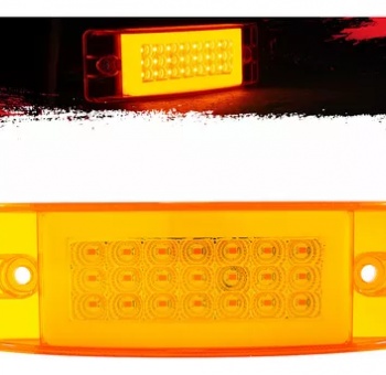 FOCO LATERAL 21 LED SECUENCIAL PLAFON 12-24V AMBAR