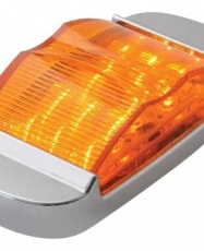 PACK FOCO LATERAL CROMADO 12-24V AMBAR