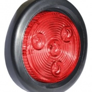 FOCO LATERAL REDONDO DE 2" ROJO