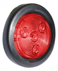 FOCO LATERAL REDONDO DE 2" ROJO