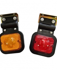 FOCO LATERAL COLGANTE BIVOLT 4 LED ROJO