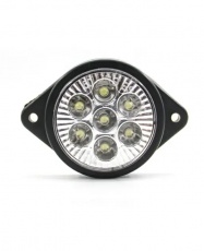 FOCO LATERAL 2" BASE OVALADA BLANCO 12-24V 9 LED
