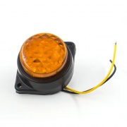 FOCO LATERAL 2" BASE OVALADA AMBAR 12-24V 9LED