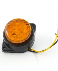 FOCO LATERAL 2" BASE OVALADA AMBAR 12-24V 9LED