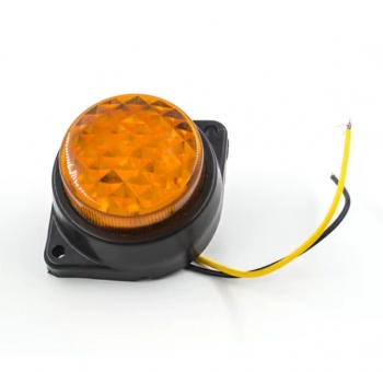 FOCO LATERAL 2" BASE OVALADA AMBAR 12-24V 9LED