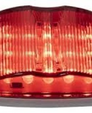 PACK FOCO LATERAL CROMADO 12-24V ROJO